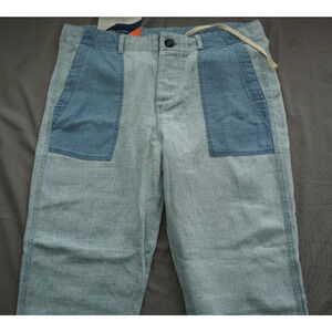 Sundry USA Made Linen Blend Relaxed Pants With Drawstring Size 2 NWT............